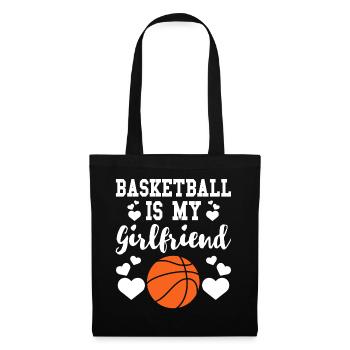 Basketball Basketballer - Stoffbeutel - Schwarz - Vorne