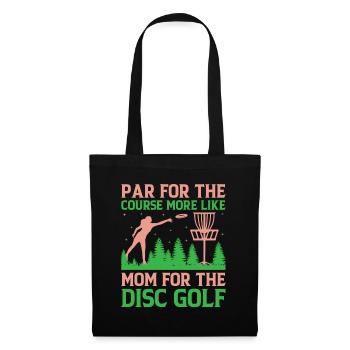Disc Golf Player Disc Golfer Frisbee Player Par Pu - Sac en tissu - noir - Devant