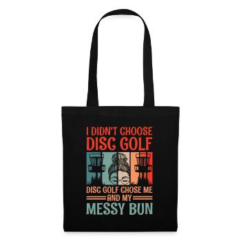 Disc Golf Player Disc Golfer Frisbee Player Par Pu - Tote Bag - black - Front