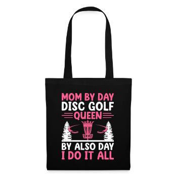 Disc Golf Player Disc Golfer Frisbee Player Par Pu - Sac en tissu - noir - Devant