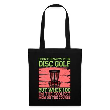 Disc Golf Player Disc Golfer Frisbee Player Par Pu - Sac en tissu - noir - Devant