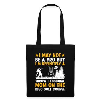 Disc Golf Player Disc Golfer Frisbee Player Par Pu - Sac en tissu - noir - Devant