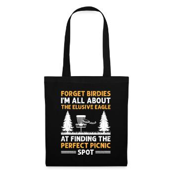 Disc Golf Player Disc Golfer Frisbee Player Par Pu - Sac en tissu - noir - Devant