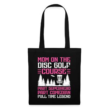 Disc Golf Player Disc Golfer Frisbee Player Par Pu - Sac en tissu - noir - Devant