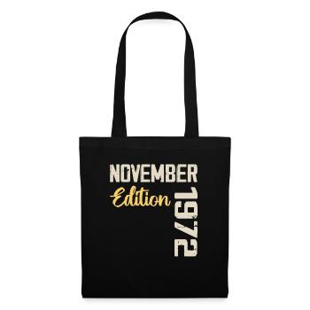 Born in November 1972 - Edition 1972 - Tote Bag - black - Front