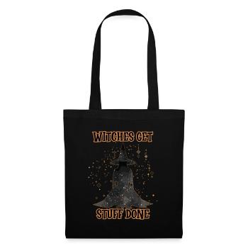 Witches Get Stuff, Halloween Done, - Tote Bag - black - Front