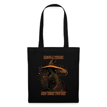 Witch silhouette, Life's a Witch - Tote Bag - black - Front