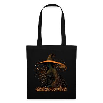 Witch Casting Vibes, Halloween - Tote Bag - black - Front