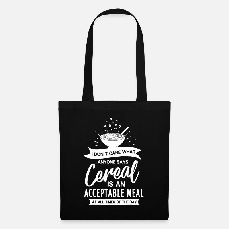 Cereal Killer Gift Bowl Box Petit-déjeuner - Sac en tissu - noir