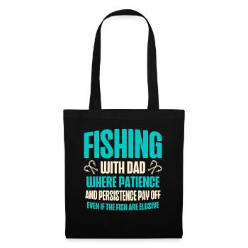 Fishing Uncle Fisherman Uncles Funny Fish Perfect - Tote Bag - black - Front