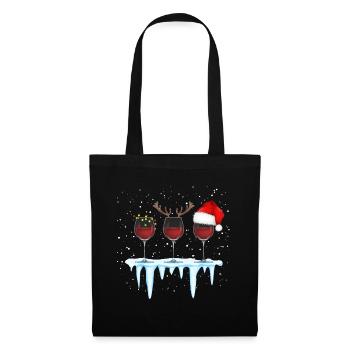 Christmas mulled wine - Tote Bag - black - Front