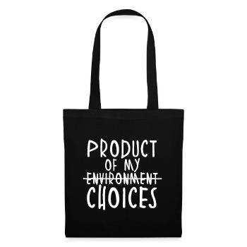 Produit de mes choix - Sac en tissu - noir - Devant