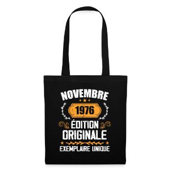 Cadeau D'anniversaire En Novembre 1976 - 1976 - Sac en tissu - noir - Devant