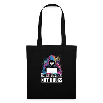 Ethical Hacker's Pride - Sniffer des réseaux et - Sac en tissu - noir - Devant