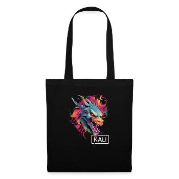 Kali Linux Dragon Design coloré pour DevOps et - Sac en tissu - noir - Devant