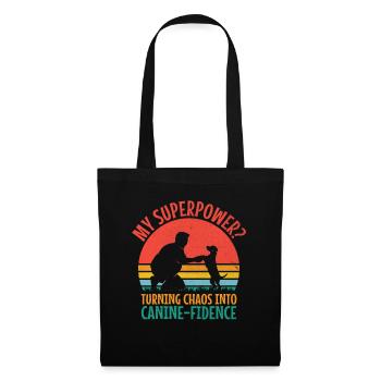 Dresseur de chiens Formation de chiens Chiens Soins pour animaux de compagnie Pr - Sac en tissu - noir - Devant