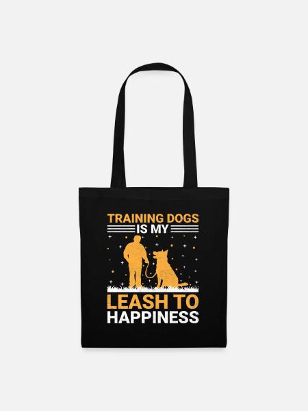 Hundetrainer Hundetraining Ausbildung Hunde Haustierpflege Pr - Stoffbeutel - Schwarz