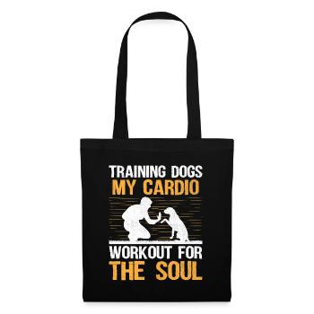 Dresseur de chiens Formation de chiens Chiens Soins pour animaux de compagnie Pr - Sac en tissu - noir - Devant