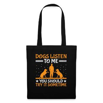 Dog Trainer Dog Training Training Dogs Pet Care Pr - Tote Bag - black - Front