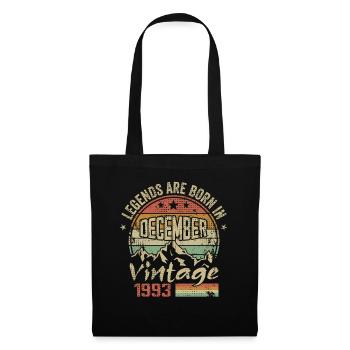 Legends were born in December 1993 - 1993 December - Tote Bag - black - Front