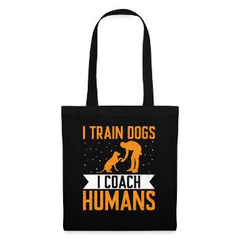 Dresseur de chiens Formation de chiens Chiens Soins pour animaux de compagnie Pr - Sac en tissu - noir - Devant