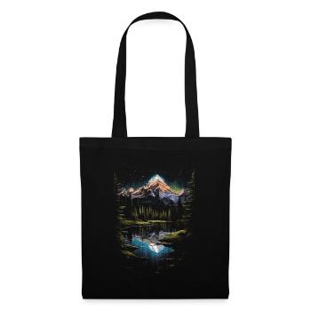 Montana America Outdoor Mountains - Tote Bag - black - Front