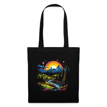 Landscape German Nature - Tote Bag - black - Front
