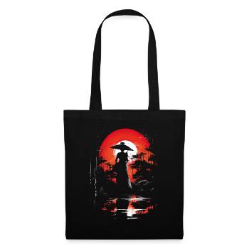 Geisha Kyoto Kimono Culture Sanctuaire Anime Samouraï - Sac en tissu - noir - Devant