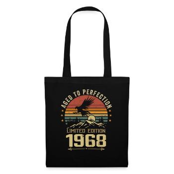 1968 Original Vintage Anniversaire 1968 rétro - Sac en tissu - noir - Devant