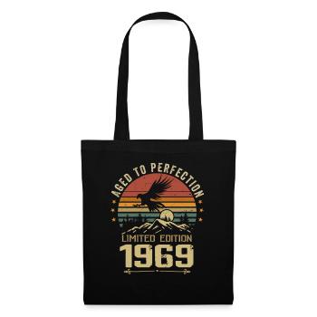 1969 Original Vintage Anniversaire 1969 rétro - Sac en tissu - noir - Devant