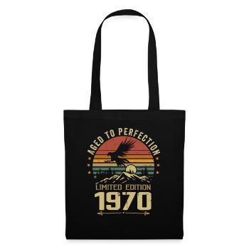 1970 Original Vintage Anniversaire 1970 rétro - Sac en tissu - noir - Devant