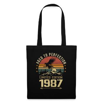 1987 Original Vintage Retro 1987 Anniversary - Tote Bag - black - Front