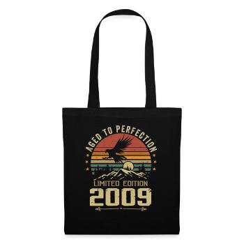 2009 Original Vintage Retro 2009 Anniversary - Tote Bag - black - Front