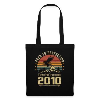2010 Original Vintage Anniversaire 2010 rétro - Sac en tissu - noir - Devant