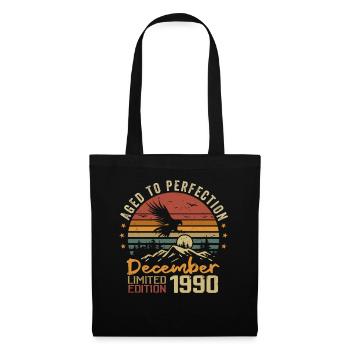 The legends were born in December 1990 - 1990 - Tote Bag - black - Front