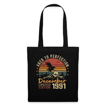 The legends were born in December 1991 - 1991 - Tote Bag - black - Front