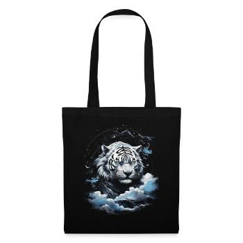 Tiger Artwork China Japanese Mythical - Tote Bag - black - Front