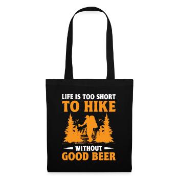 Wandern Bergsteigen Trekking Natur Outdoor Alco - Stoffbeutel - Schwarz - Vorne