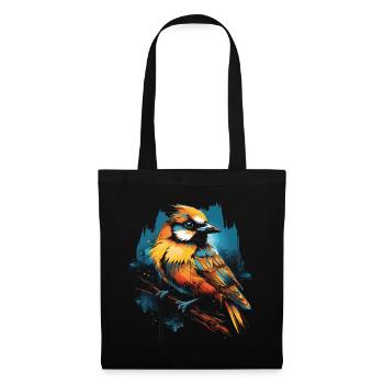 Majestic Bird Illustration Bird Lover - Tote Bag - black - Front