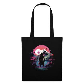 Japanese, Traditional, Mountain, Fuji, Japan, Geisha - Tote Bag - black - Front