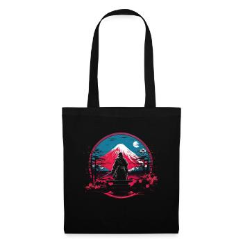 Japanese, Traditional, Mountain, Fuji, Japan, Geisha - Tote Bag - black - Front