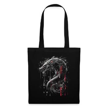 Japanese Tattoo China Mythology - Tote Bag - black - Front