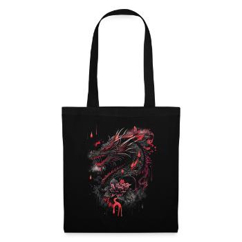 Japanese Tattoo Night Mystical Japan - Tote Bag - black - Front