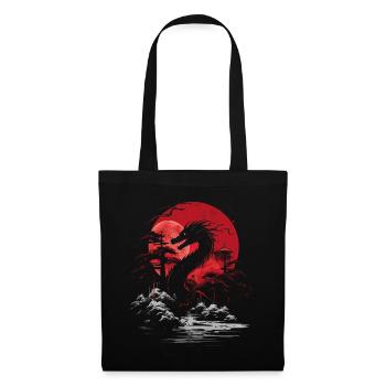 Japanese Tattoo Night Mystical Japan - Tote Bag - black - Front