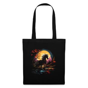 Horse, Nature, Wilderness - Tote Bag - black - Front