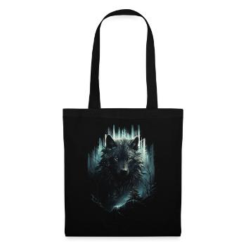 Werwolf Wolf Mythologie Rollenspiele Tier - Stoffbeutel - Schwarz - Vorne