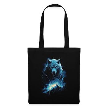 Werwolf Wolf Mythologie Rollenspiele Tier - Stoffbeutel - Schwarz - Vorne