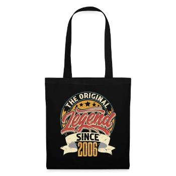 18ème anniversaire 2006 millésime millésime - Sac en tissu - noir - Devant