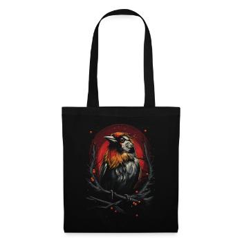 Sparrow, Artwork, Bird Lover, Nature - Tote Bag - black - Front