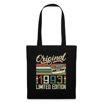 Vintage 1993 Retro Birthday Gift 1993 - Tote Bag - black - Front